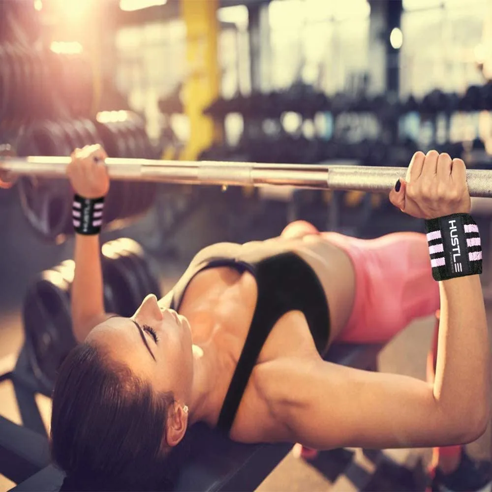 Athletics Wrist Wraps Weightlifting - Best Support for Gym & Crossfit - Brace Your Wrists to Push Heavier, Avoid Injury