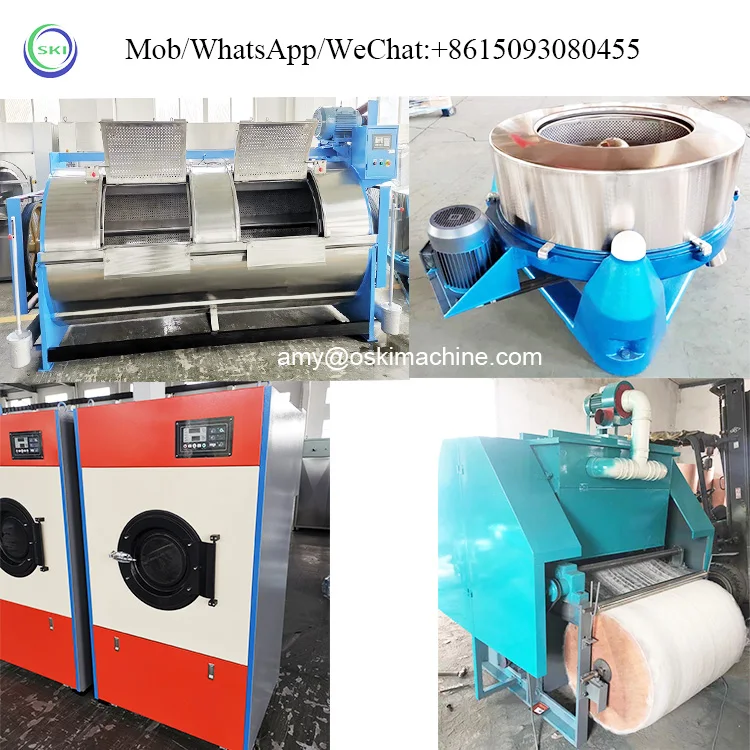 Industrial Washing Machine For Wool Dryer Machine Sheep Cleaning And Dewater Machine