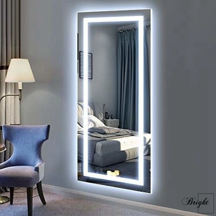 Wholesale Modern Smart Full Size Rectangular Decorative Barber Shop Mirrors
