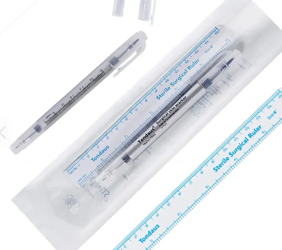 hot sale blue purple medical eyebrow marker pen surgical skin safe marker pen