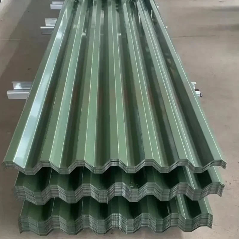 High quality pre coated Gi steel coated metal PPGI color roof price roof panel galvanized corrugated board