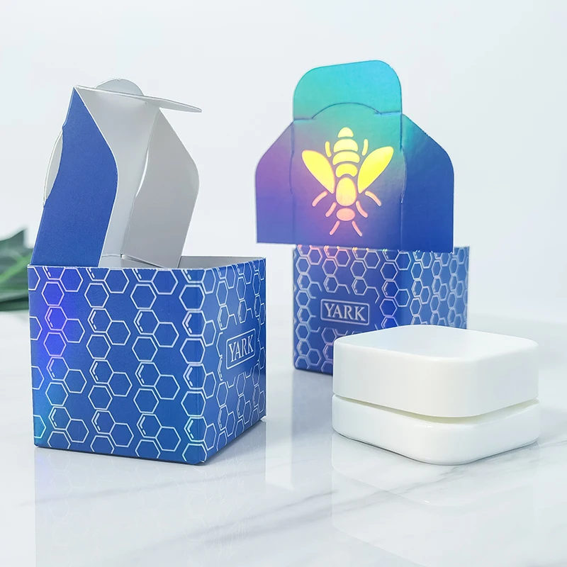 Custom Concentrate Packaging With Label Wholesale 3g 5g 7g 9g Round Square Glass Jar Packaging With Printing Logo