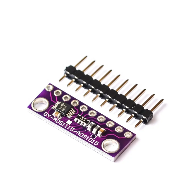 Purple GY-ADS1015 ultra-miniature 12-bit precision analog-to-digital converter ADC development board module