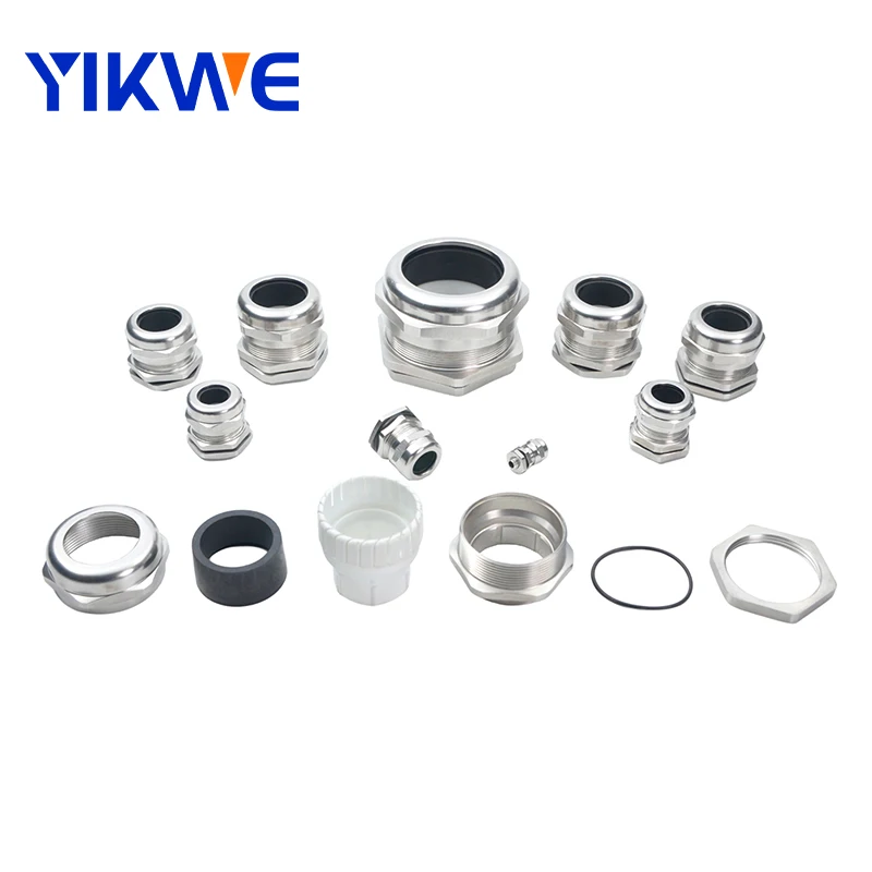 Кабельная втулка хорошего качества, водонепроницаемая M PG резьба, кабельная Втулка из нержавеющей стали m50 m20, вход кабеля 19 мм
