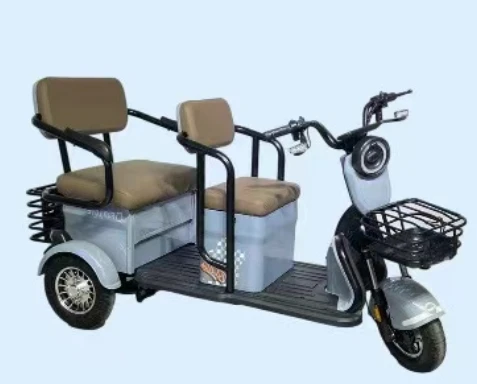 Multi-purpose Electric Three-wheel Vehicle 48V Open Body for Passenger or Cargo Use Three-wheel Electric Vehicle LED Light Eec