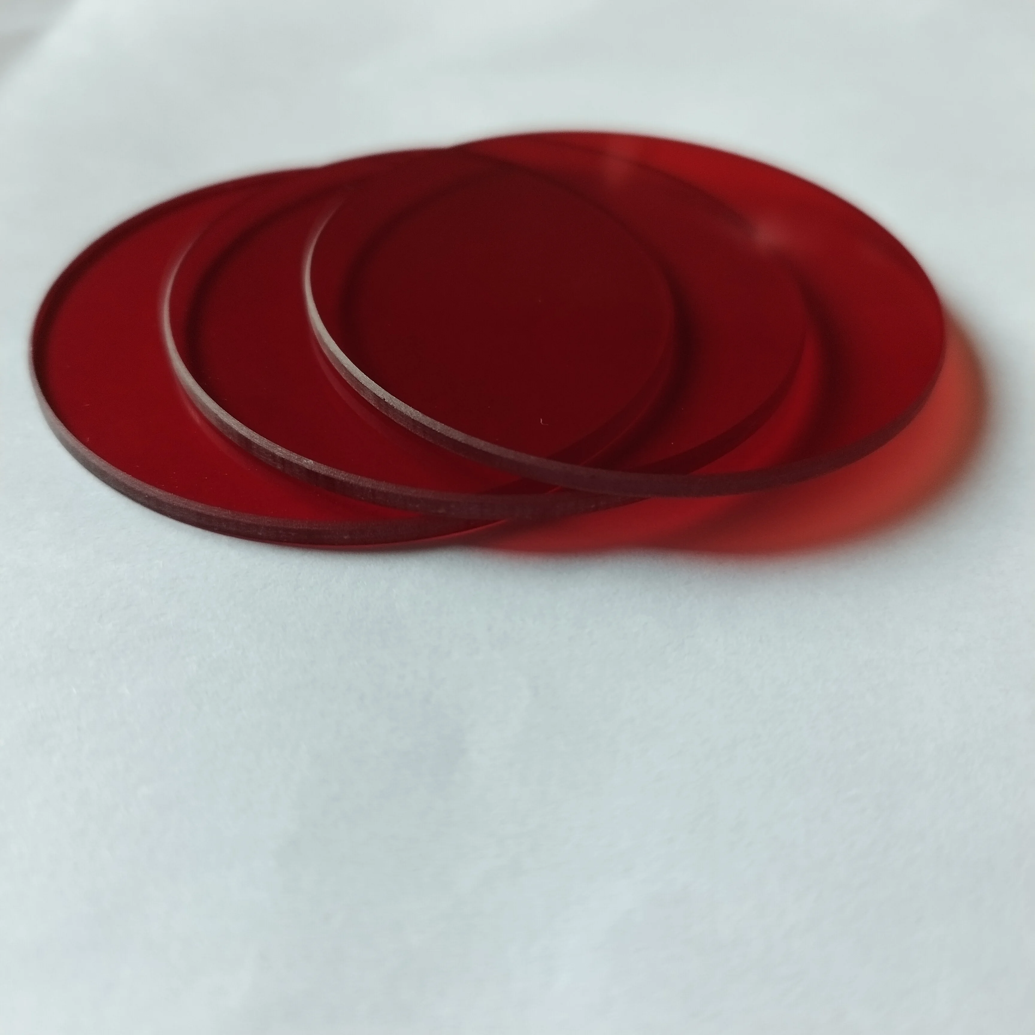 Китайский производитель красный фильтр LongPass 610nm IR Glass RG610 HB610 для оптического окна