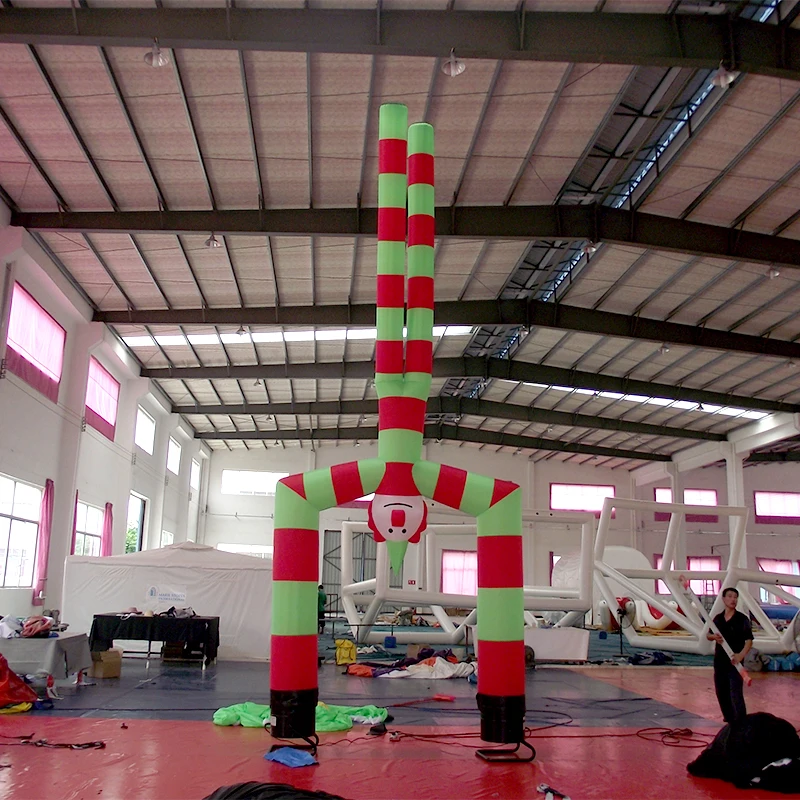 Advertising handstand clown waving lag inflatable sky air dancer man for sale