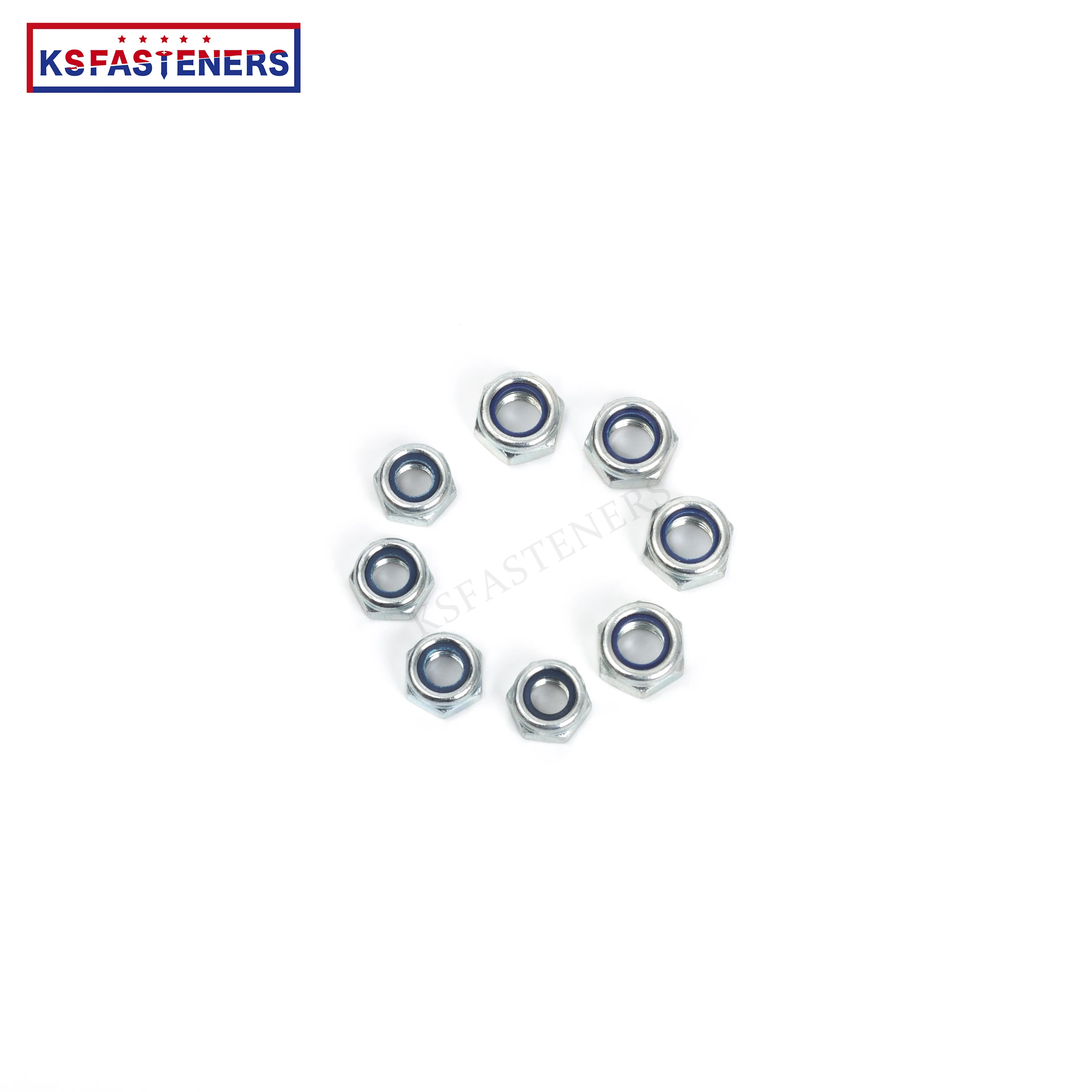 Din982 Din985 High Quality Heavy Industry Hex Nylon Insert Wheel Lock Nuts