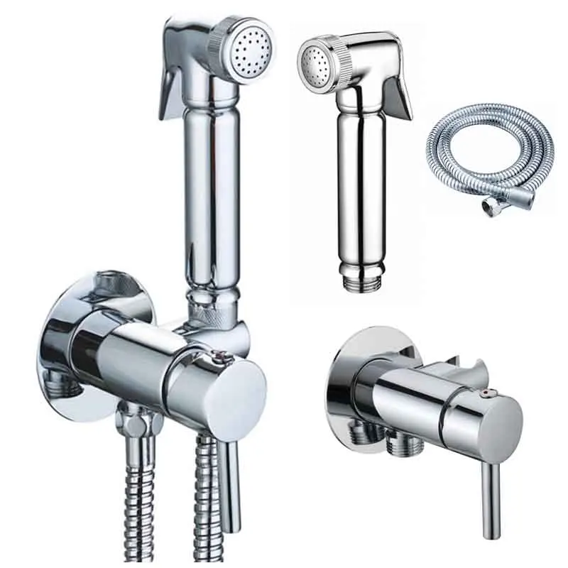 Bidet Sprayer for Toilet, Handheld Cloth Diaper Sprayer, Bathroom Jet Sprayer Kit Spray Attachment with Hose