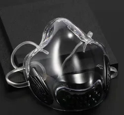 Transparent Mouth Shield Plastic Clear Nose Pet Anti-Fog Protective Pvc Reusable Dust Smart Safety Food Smile Face Mask