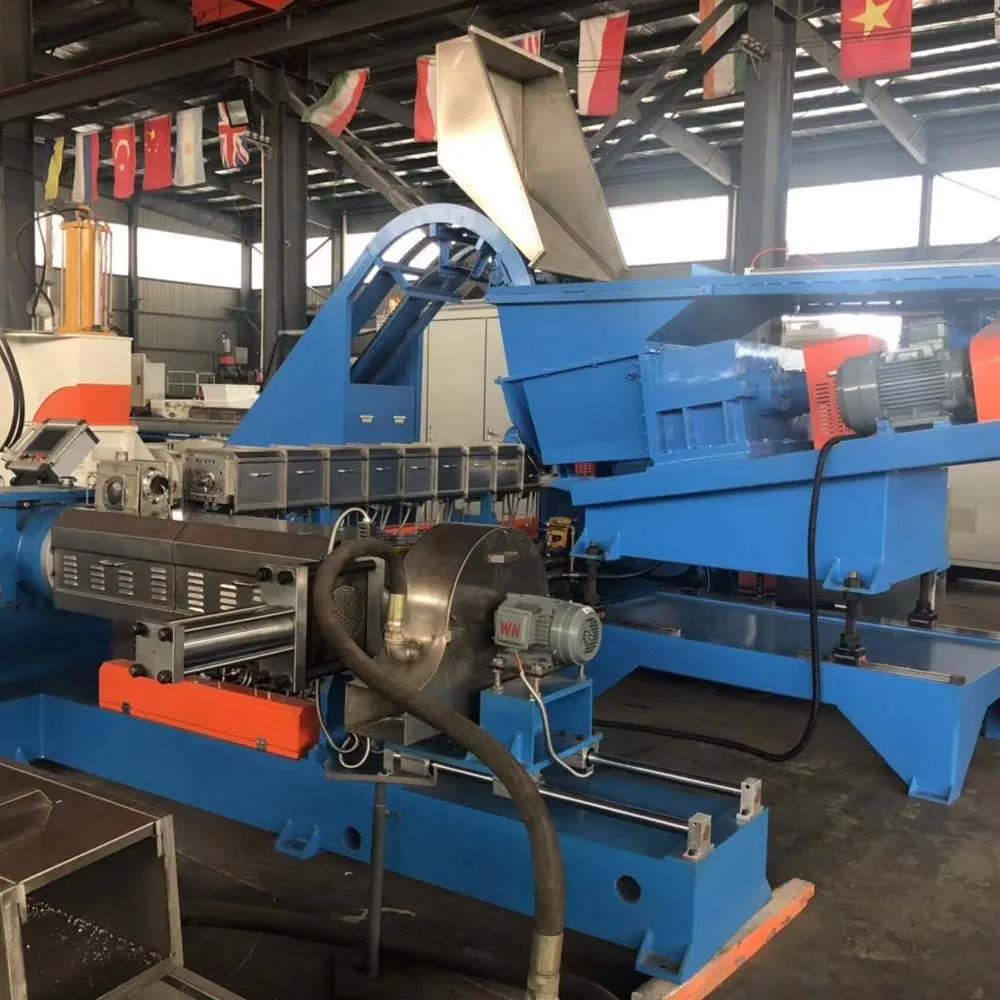 Polyethylene Caco3 Filler Masterbatch Compounding Line Single Screw Kneader Extruder Machine