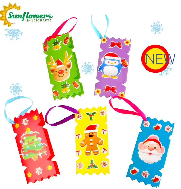 16cmx7.5cm Kids Christmas Diy Cards Kit Craft