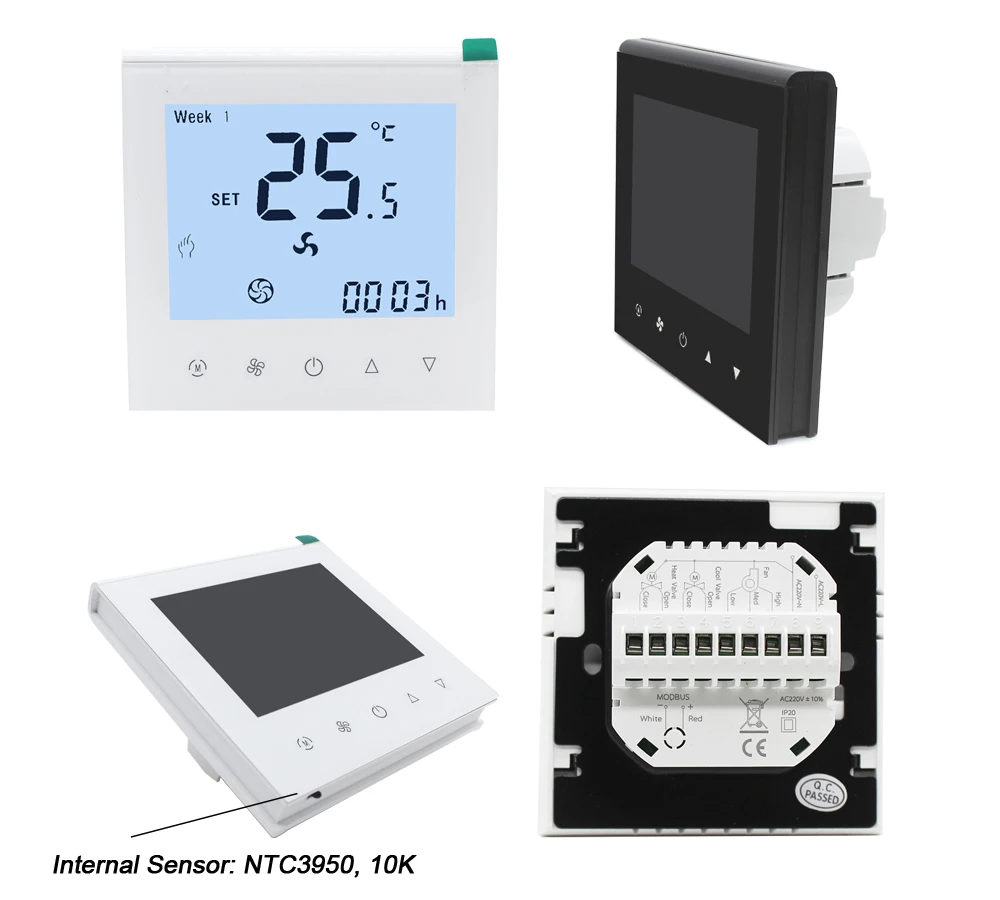 Hotowell WF11 3A Water Floor Heating And Fan Coil Unit Programmable Wifi Smart Home Thermostat