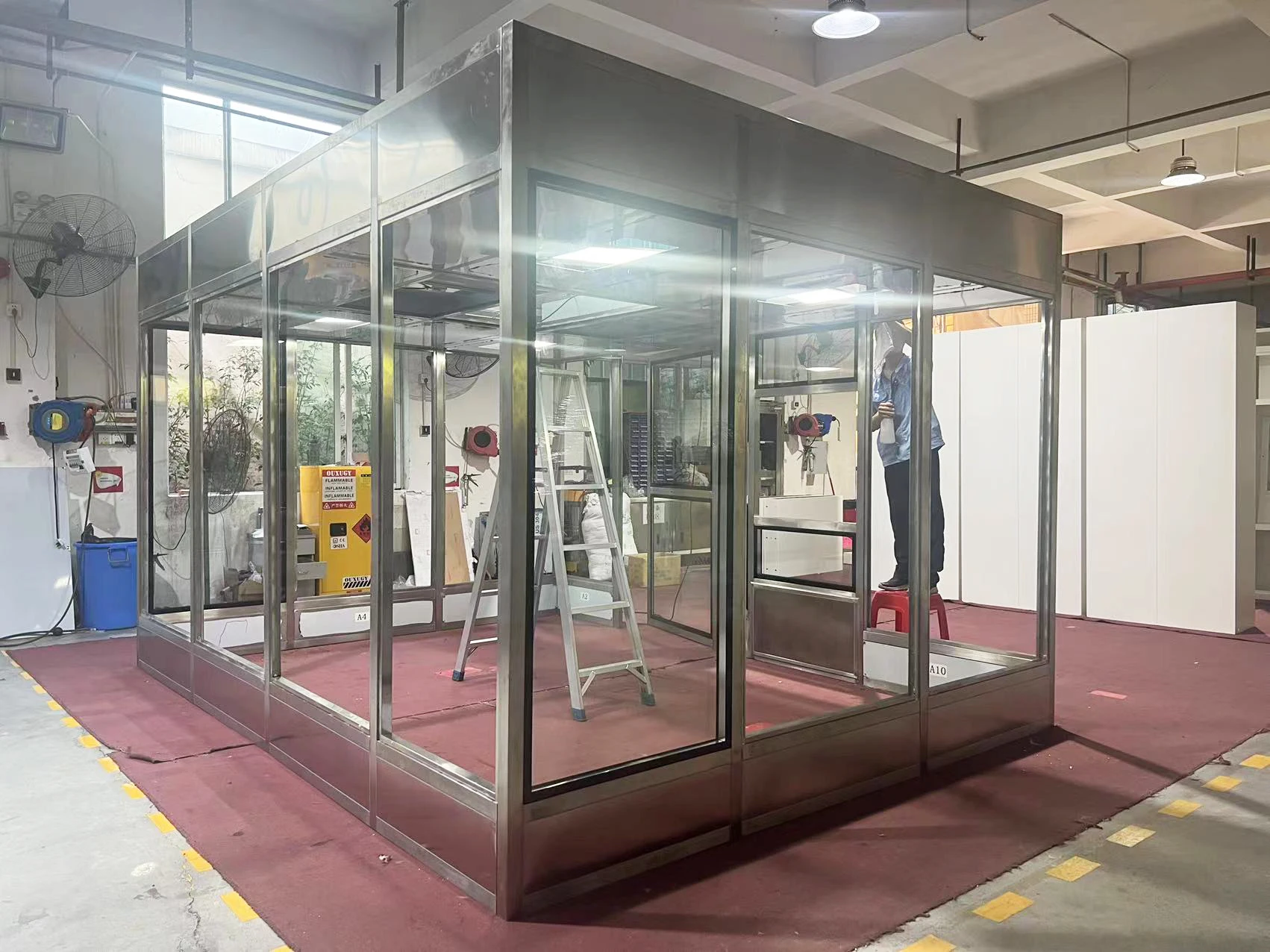 iso room clean 7 system & parts for healthcare industry clean room portable gmp modular dust free clean room system