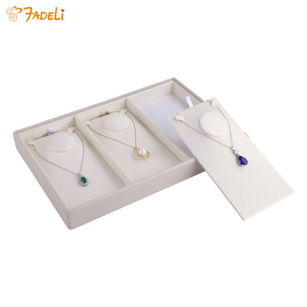 Pearl Necklace Jewelry Trays Display