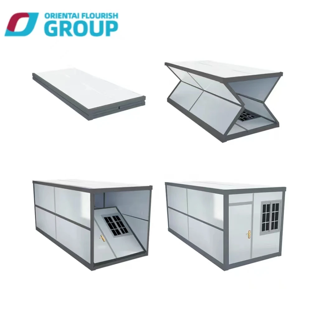 2024 Новый Складной Контейнер 15 минут быстрая установка дешевый сборный строительный контейнер офисный стальной дом