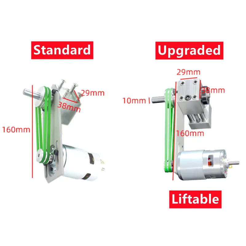 Custom 4 Inch Saw Blade Lifting Spindle Tool for Mini Table Saw Circular Saw Flip Cover Plate Lifting Bearing 775 895