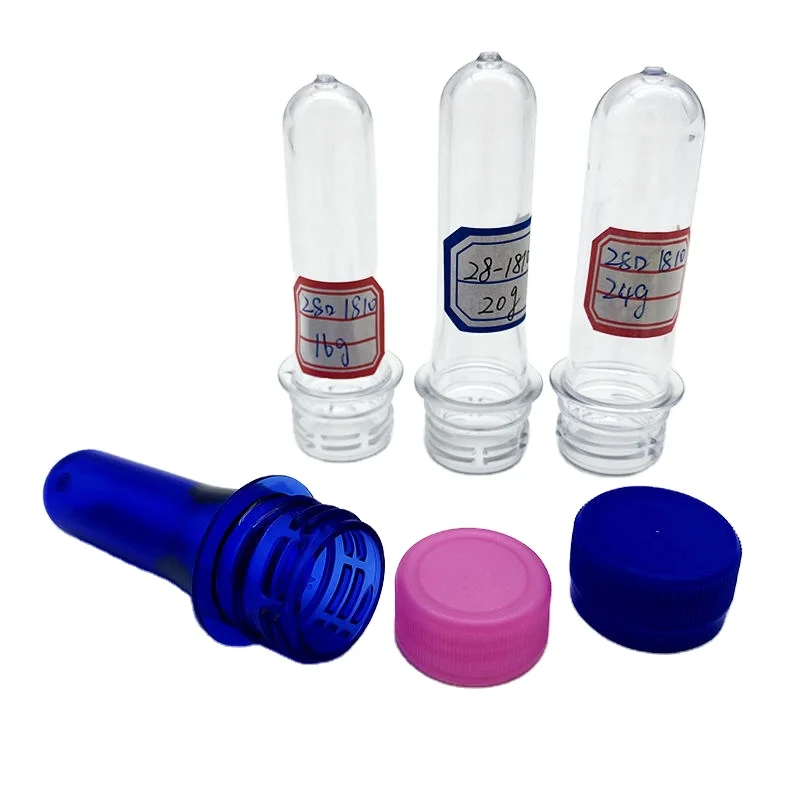 26mm 28mm 30mm 38mm PCO PET preform clear drink lid bottle perform for bottle with 100% new material