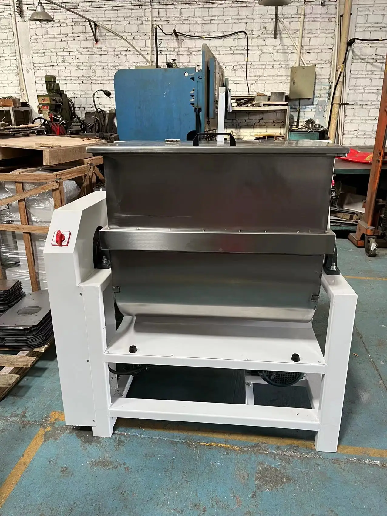 15KG 25KG 50KG 100KG Modern design lowest price pizza dough mixer spiral mixer  horizontal dough mixer