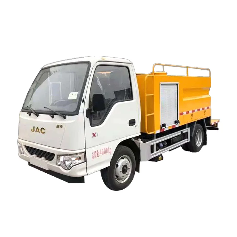JAC 2500L вакуумная канализационная септическая машина высокого давления для очистки фекалий с катушкой