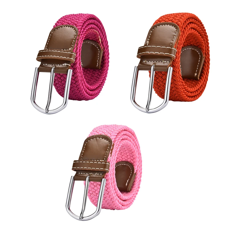 Заводская распродажа, эластичный плетеный модный эластичный тканый ремень, индивидуальный дизайн, Холщовый тканый ремень для мужчин и женщин