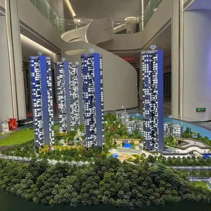 Model for Real Estate 3D City Miniature Residential Building