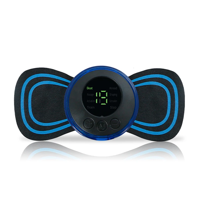 2022 New Mini Multi-function Massage patch  USB charging massage neck sticker rechargeable stimulator pain massage paste