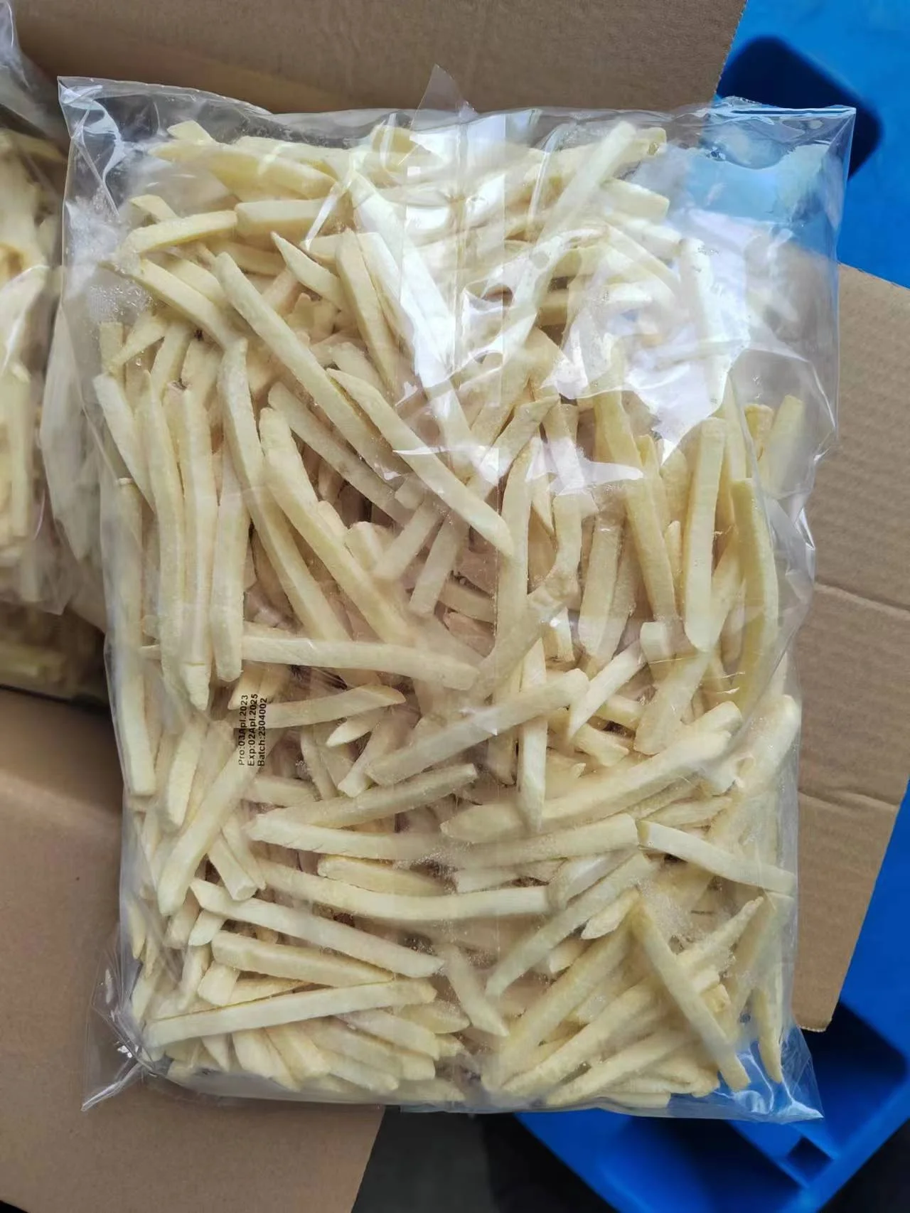 1kg heat sealing frozen french fries bag potato fries