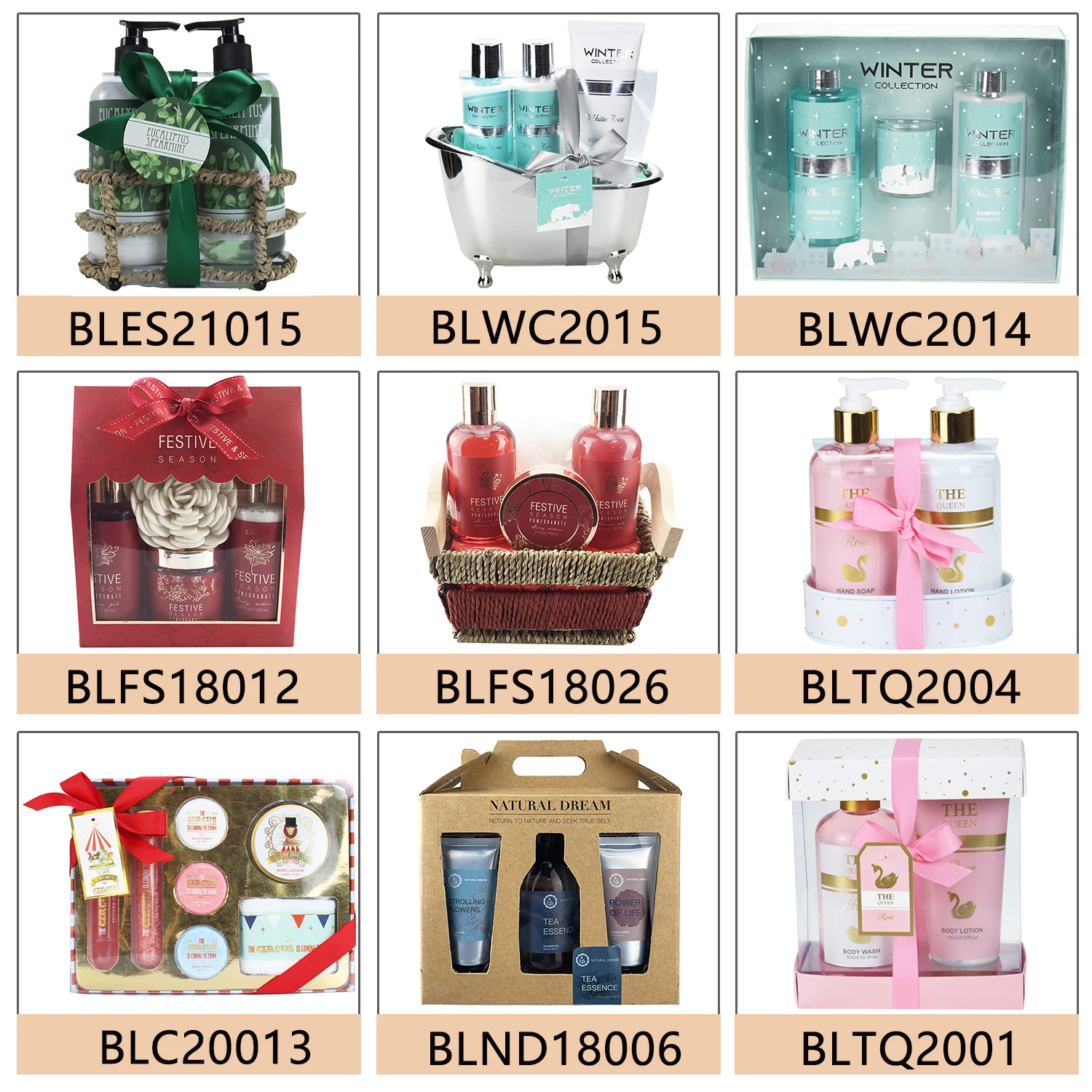 Christmas skin care gift box set bath home private label bath spa gift set packaging box ideas easter bath gift set