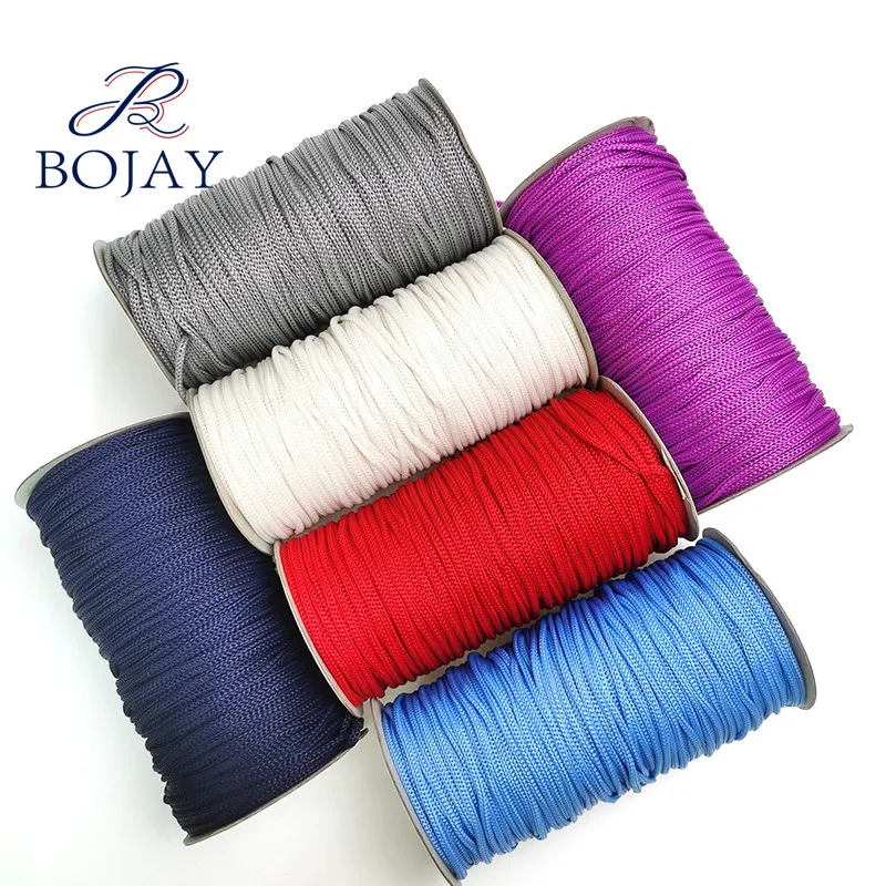 2025 New Arrival Bojay DIY Handmade Rope Yarn, 3mm Thickness 100% PP Yarn for Crochet bags