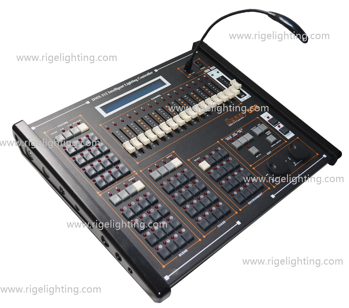 New sunny DMX 512 channel 16 slider led moving head light controller