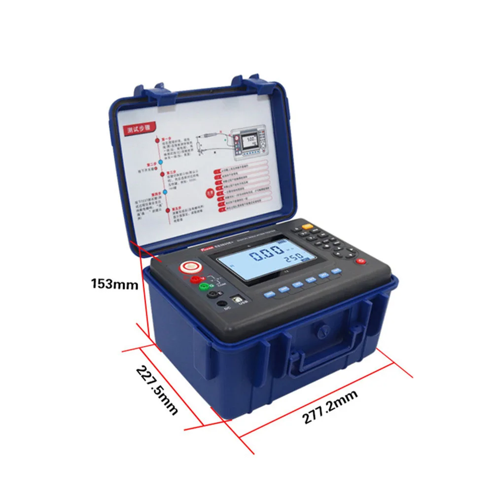 ES3035E 10KV Digital Megohmmeter Voltage Tester Ohm Meter Insulation Resistance Tester FUZRR