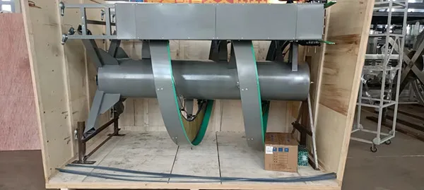 high quality material handling equipment of screw conveyor system with aluminum middle column and 115mm chain width