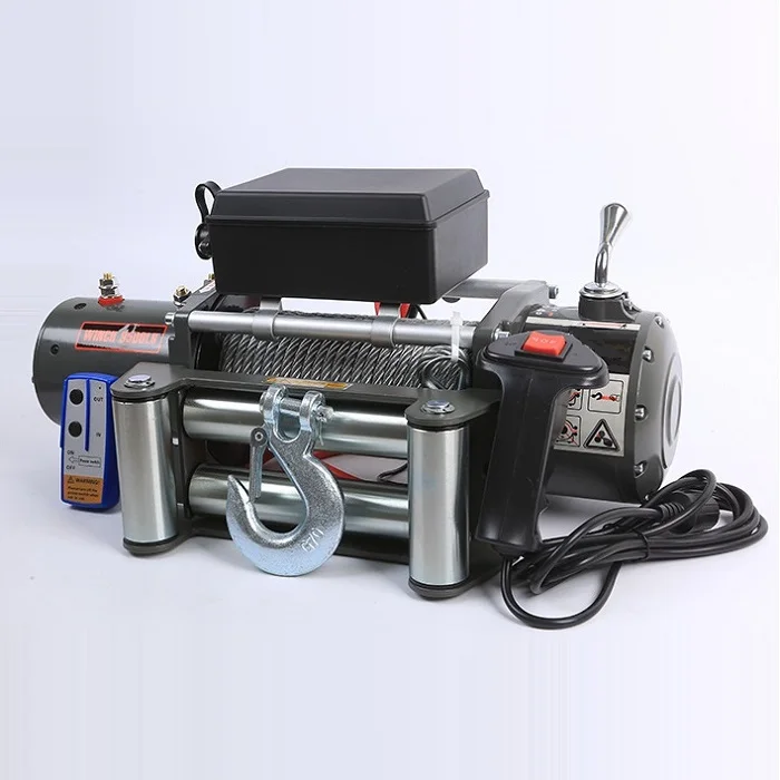 Custom pure copper motor 750lbs 1000lbs 2000lbs 6000lbs 10000lbs portable mini electric winch