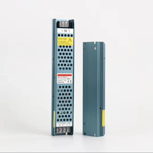 Светодиодный драйвер Smps 12v Ac Dc 100v до 265v Oem высококачественный производитель 16.6a 200w черный тонкий источник питания