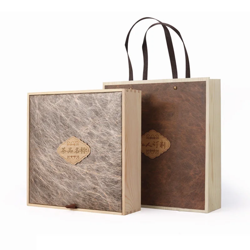 Star Packaging Custom Decorative Small Wooden Bamboo Jewelry Ring Wine Watch Money Tissue Spice Tea Storage Gift Boxes