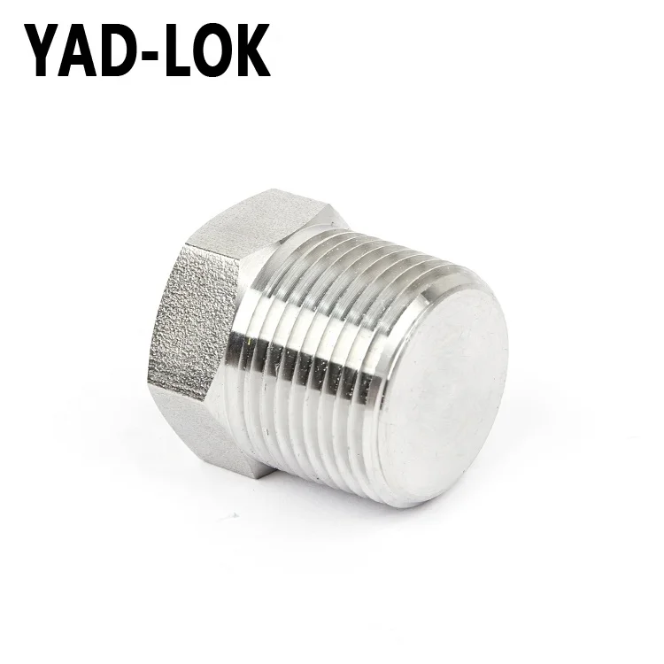 YAD-LOK CE 10000PSI Equal Hexagon Thread Stainless Steel BSP Pipe Plug