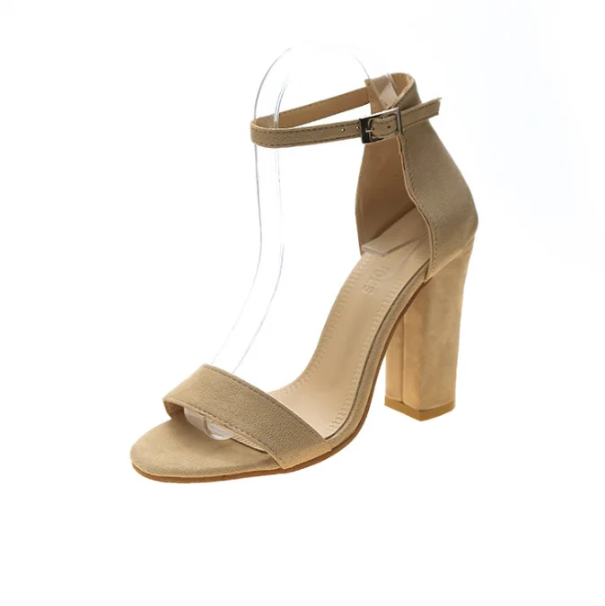 Bella Two-Piece Block Heel Sandals for Ladies