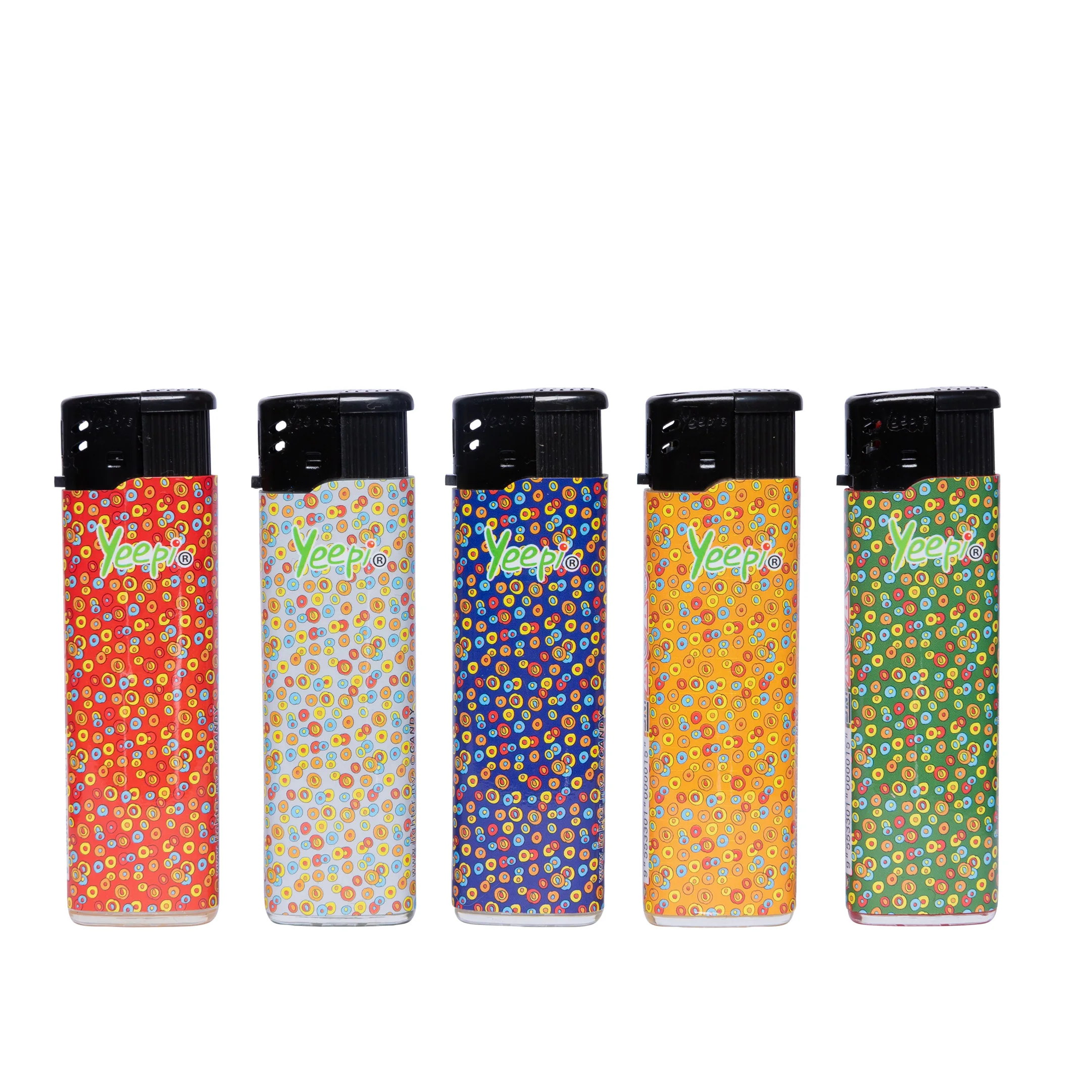 Хит продаж: современная электрическая газовая зажигалка DongQi с возможностью заправки бутаном цветной печатью и индивидуальным логотипом пластиковая для сигар сигарет