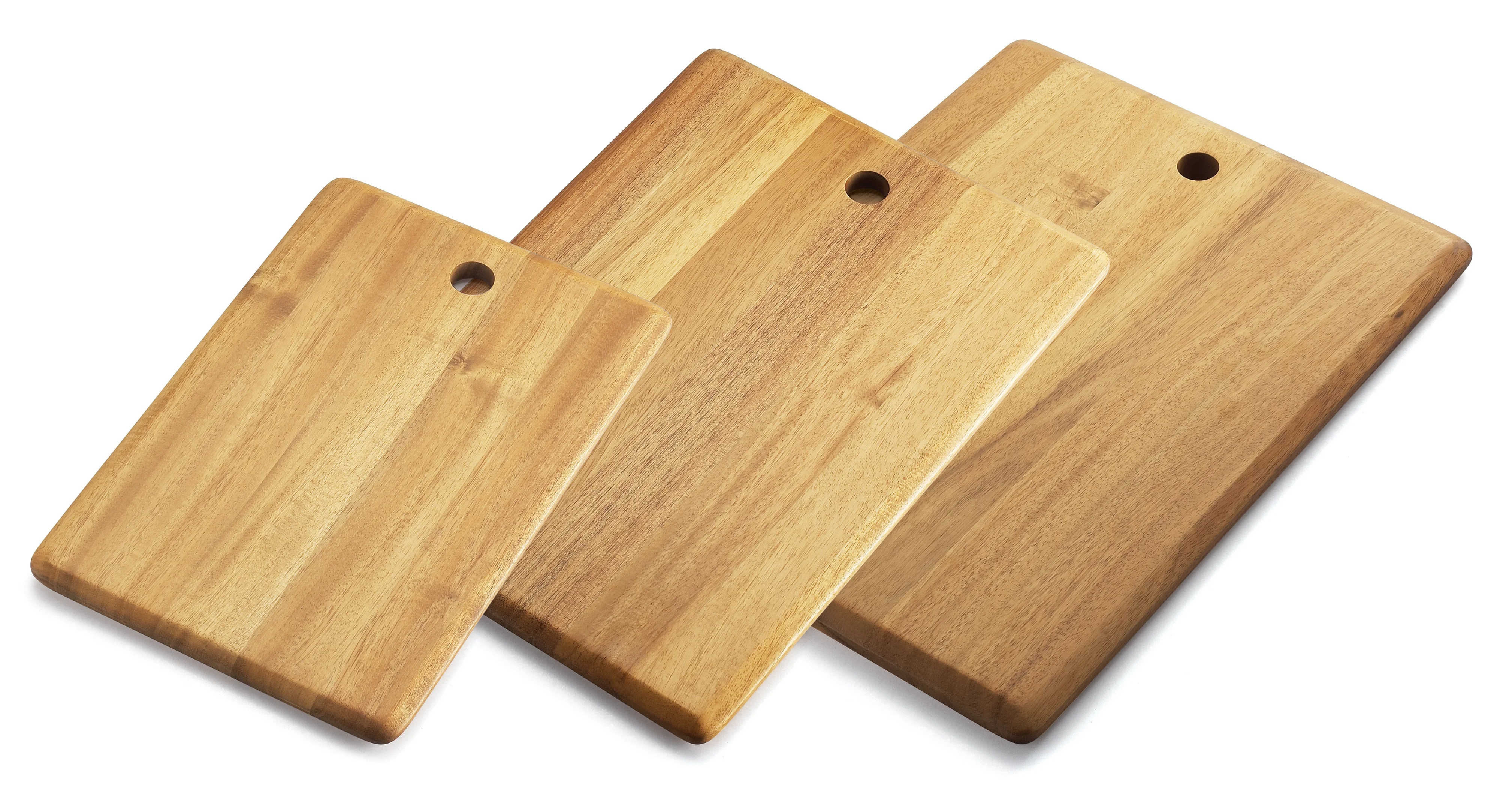Long Lifetime Rectangle Functional Cutting Board Customized Chopping Blocks With Hanging Hole