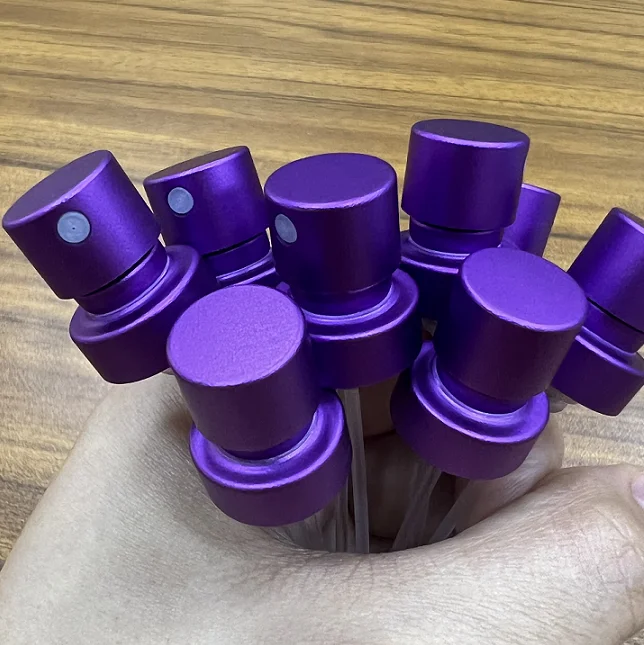 Factory directly 13mm 15mm 18mm 20mm Metal anodizing crimpless perfume mist spray pump