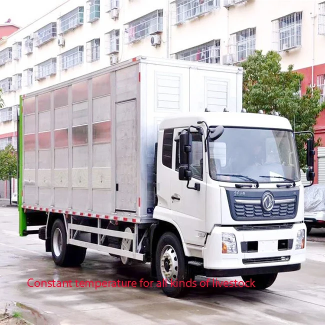 Dongfeng хорошее качество забор грузовой автомобиль для перевозки свиней доставка всех сельскохозяйственных животных и птицы