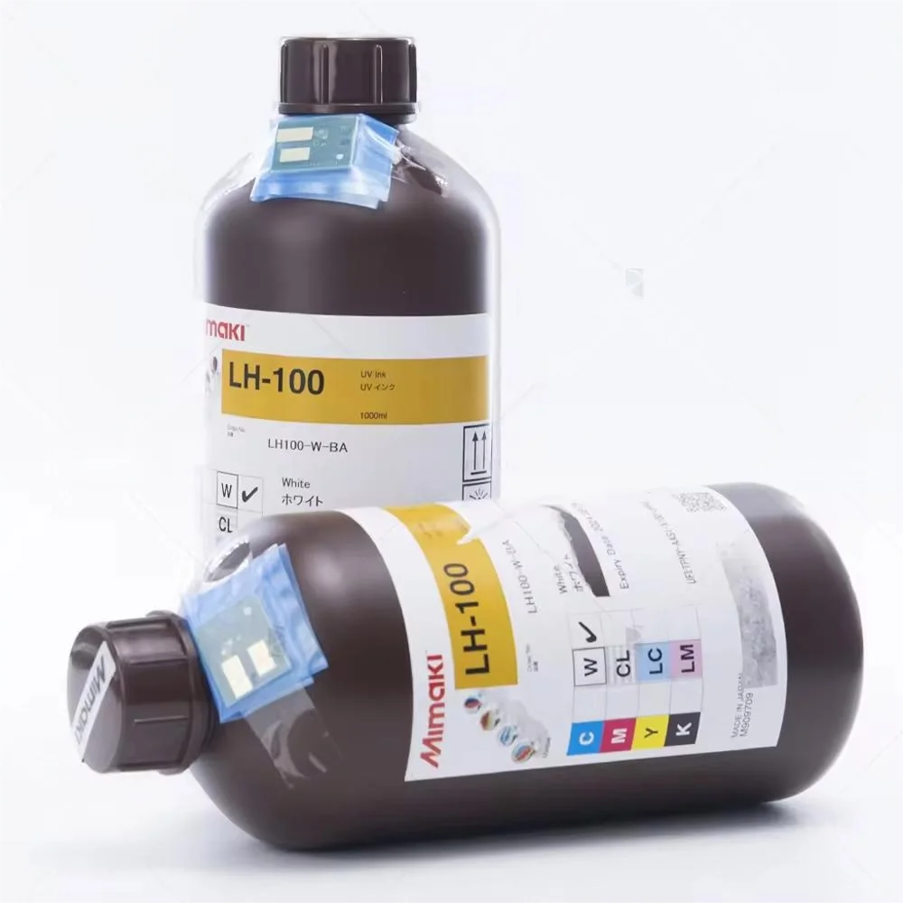 Оригинальные LH-100 Mimaki УФ чернила 1000 мл совместимы с UJF-3042MkII/ UJF-6042MkII /UJF-7151plus для УФ-печати