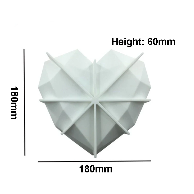 White silica gel does BPA free sustainable use of high quality silica gel love heart cake mold