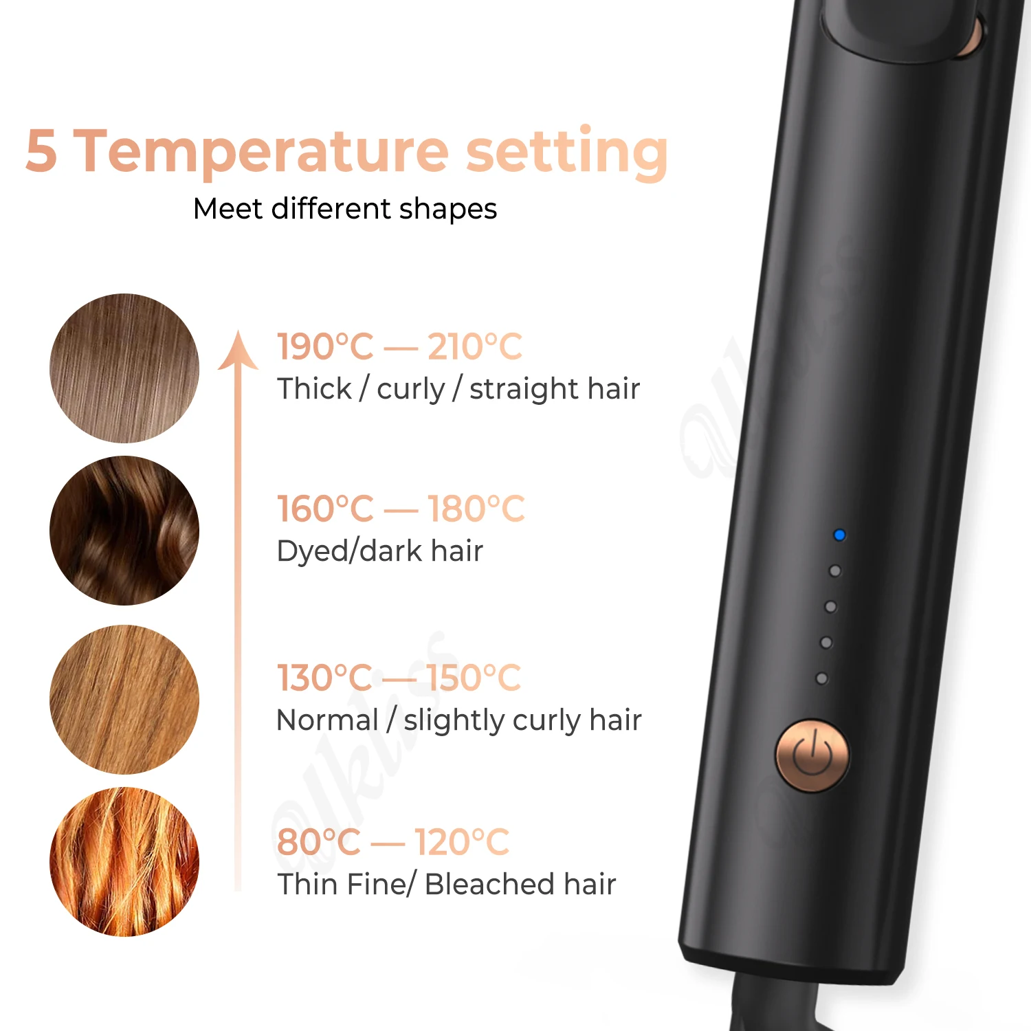 Reversible Curling 32mm Wand Roller curling iron Automatic hair curler hair roller