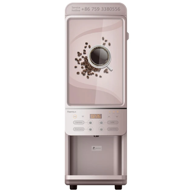 Sapoe Automatic Coffee Vending Machine Cappuccino Coffee Dispenser Hot Chocolate Drinks Making Machines