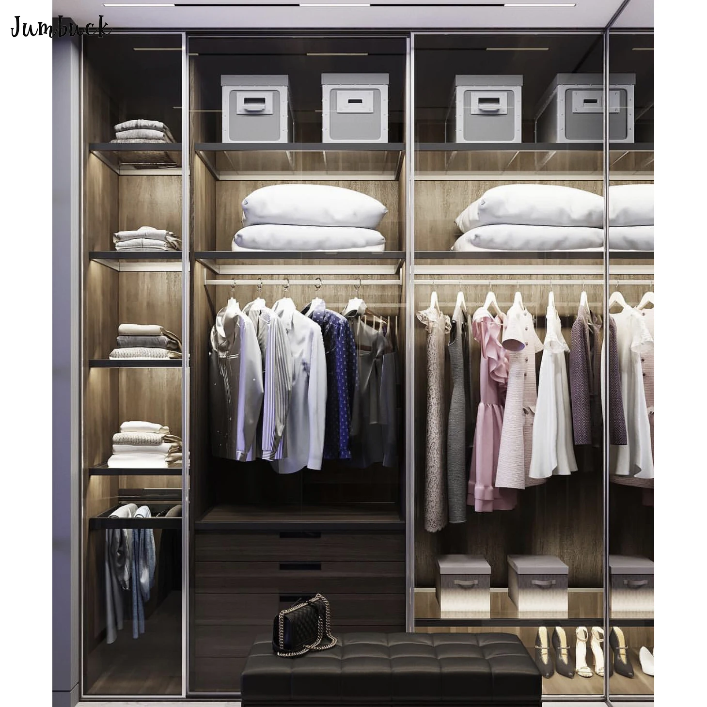 Latest wardrobe design build in wood white closet organizers easy wardrobe storage closet