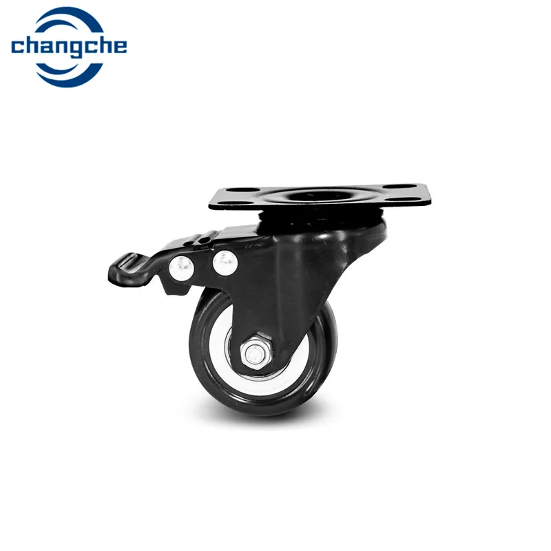 4 Inch Swivel Heavy Duty Silent Caster With Brake