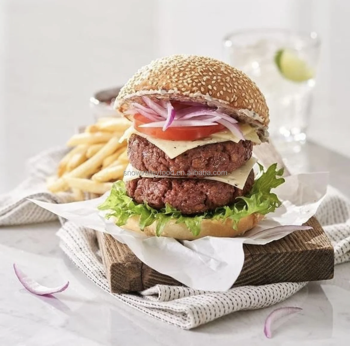 2022 top sales plant based meat XLAND frozen vegetable cutlets for snowvalley, 710g vegan meat substitute for vegans