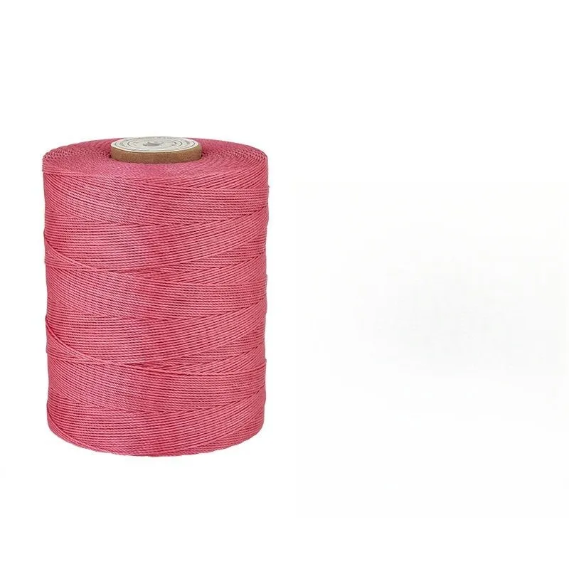 Ready to ship whenever necessary 100% polyester high quality waxed leather thread  with high strength and low price
